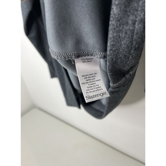 Slazenger Long Sleeve 1/4 Zip Shirt Golf Size Mens XXL Charcoal Gray - Picture 4 of 16